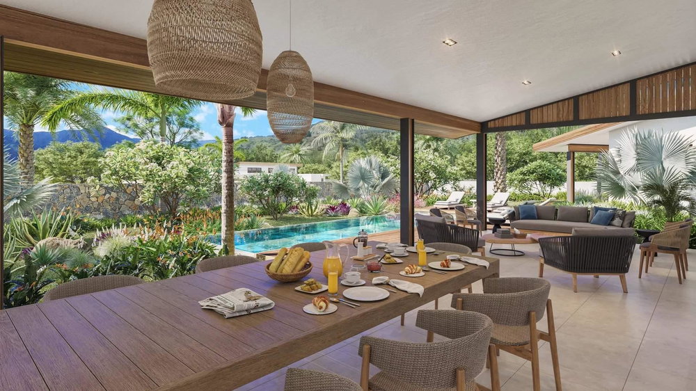 Luxury villa with mountain views, close to golf course and beaches for sale | Tamarin, Mauritius 2193996476