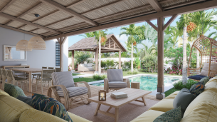 Luxury villa with pool and garden for sale on the north coast of Mauritius 22108939