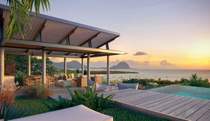 Blue Vista V1 : prestigious villa on 2534m² with private pool in Rivière Noire 224494676