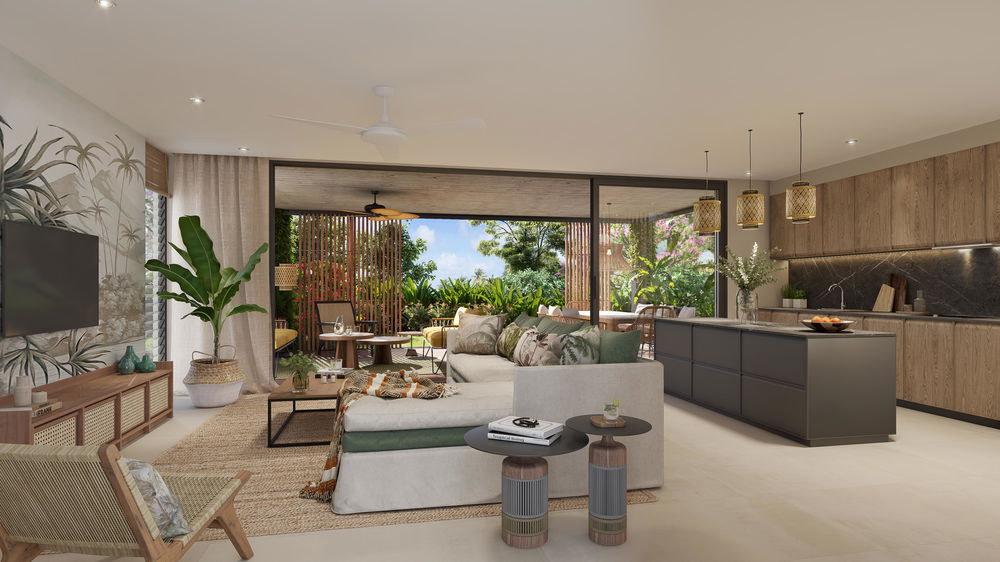 2-bedroom apartment with terrace for sale, in the heart of an exclusive estate in Beau Champ 2370893320