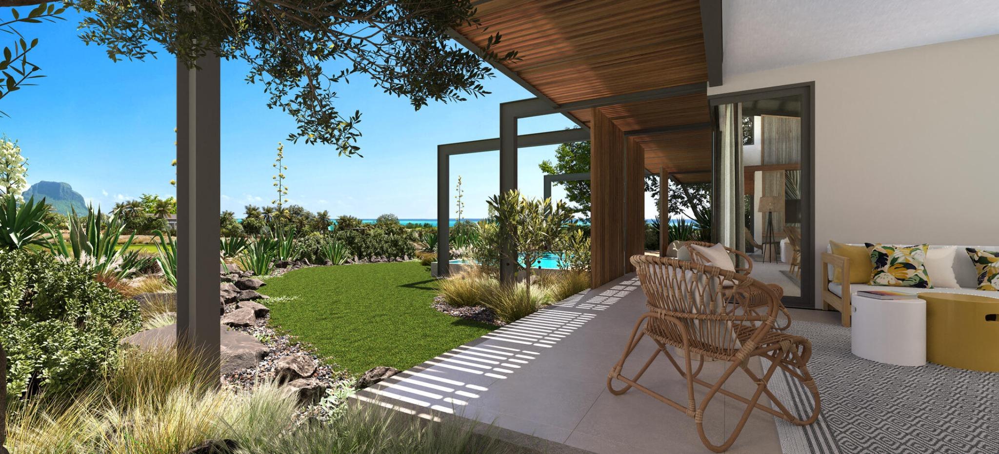 Harmonie-N-42 - eco-friendly villa on 2725m², golf access - Black River 256558548