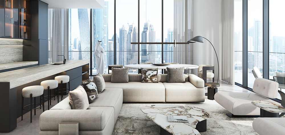 W Residences Dubai Harbour – Lavish 4-Bedroom Apartment with Unmatched City Views from the 30th Floor 2711964580