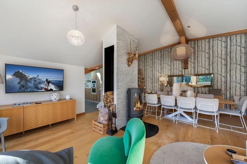 Exceptional penthouse at Courchevel Moriond – Panoramic view & Skis at your feet 2736821890