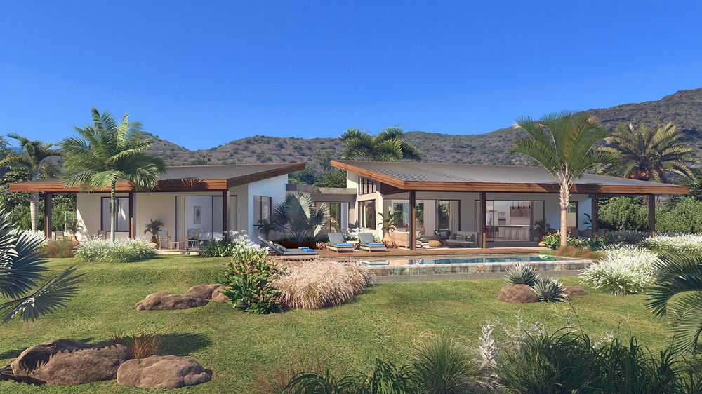 Luxurious 4-bedroom villa with swimming pool, exotic garden and breathtaking views in Tamarin 276802161