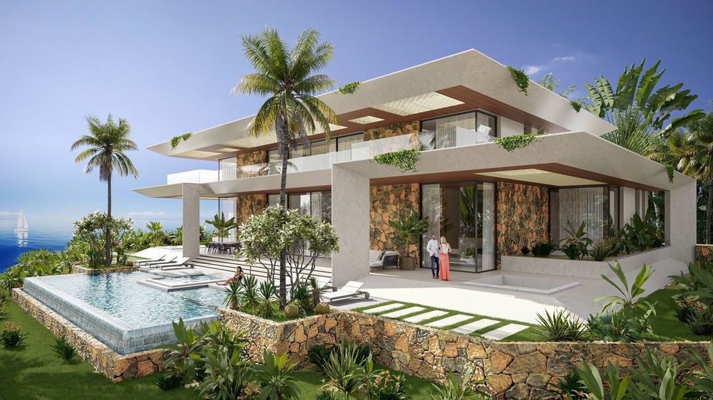 Luxury villa with sea view, golf, spa and personalized services in Bel Ombre, Mauritius 2817789762