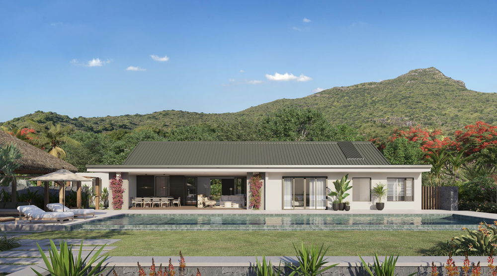 Luxury Single-Storey Villa in Tamarin with Pool, Private Orchard and Mountain Views – Exclusive Address in Mauritius 2861670264