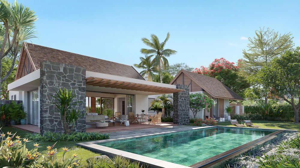 Luxury 3-bedroom villa with golf and beach access for sale | Anahita Mauritius 2949366043