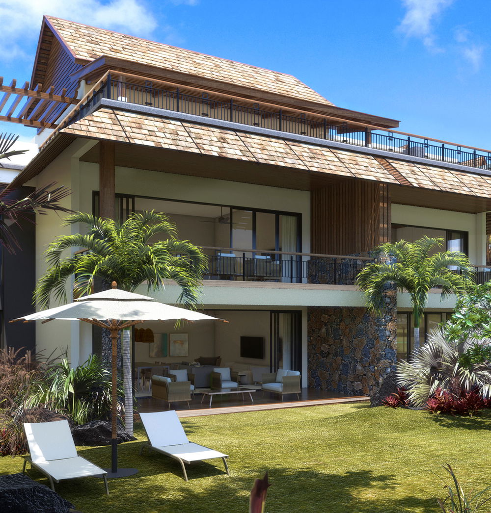 Invest in this 3-bedroom flat overlooking a green Eden in Mauritius. 3081662766