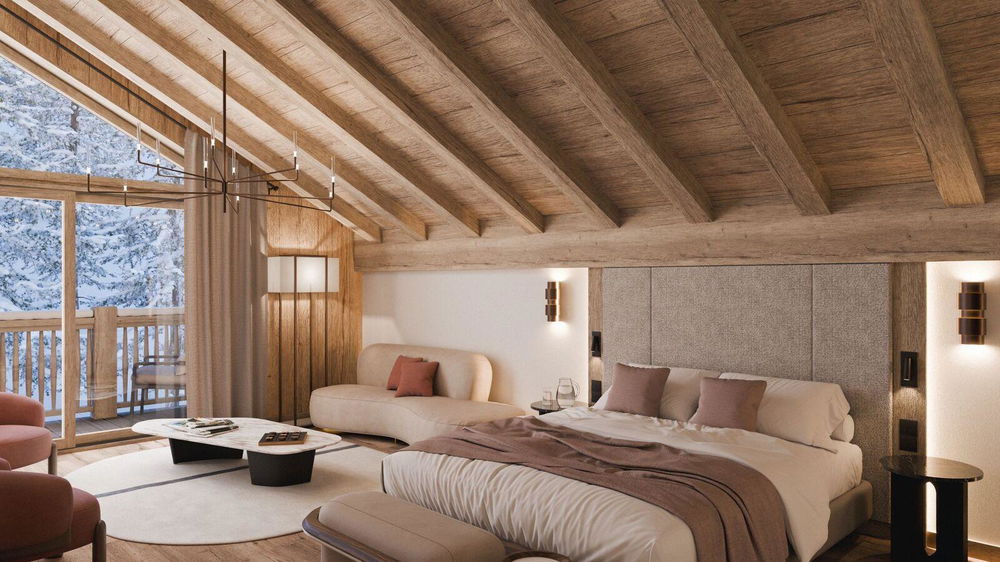 Exceptional penthouse at the foot of the slopes with wellness area in Méribel 3141719261