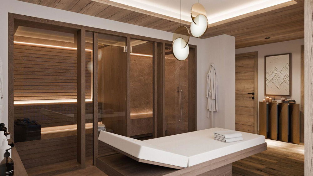 Exceptional penthouse at the foot of the slopes with wellness area in Méribel 3141719261