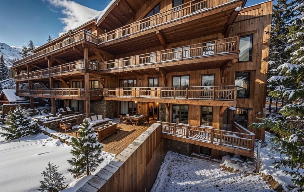 New 3-bedroom apartment – 143 m² with panoramic terrace – Ski-in/Ski-out access | Méribel Morel 3527605542