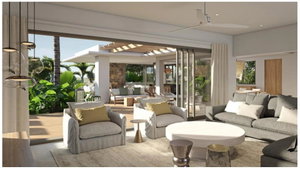 Villa Sunrise: 2,252 m² property with lagoon views and swimming pool in Beau Champ 3561454106