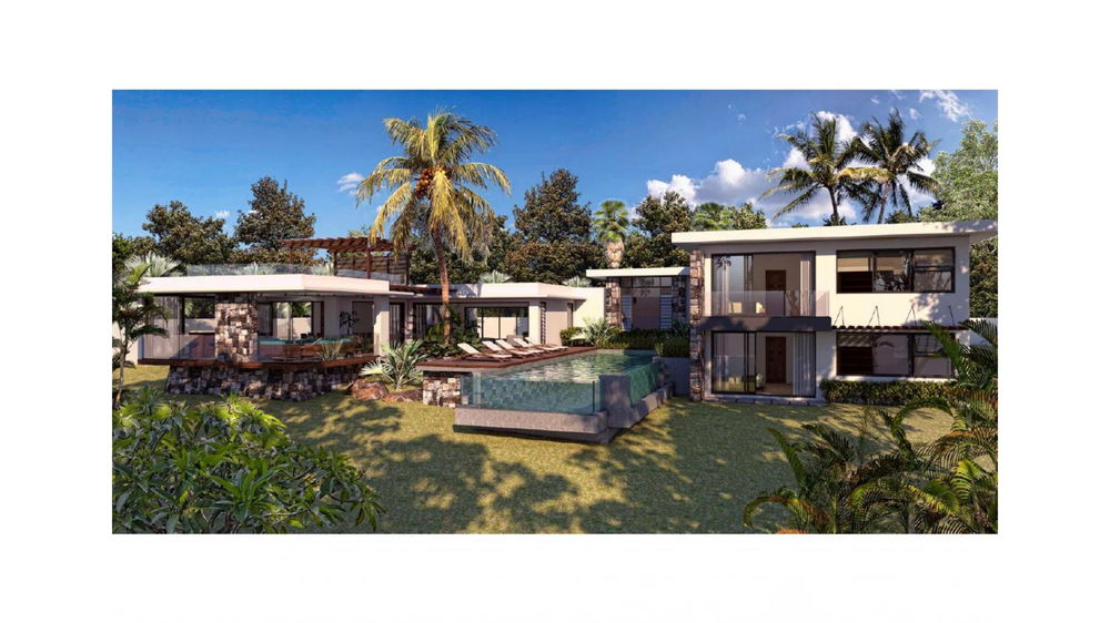 Villa Sunrise: 2,252 m² property with lagoon views and swimming pool in Beau Champ 3561454106