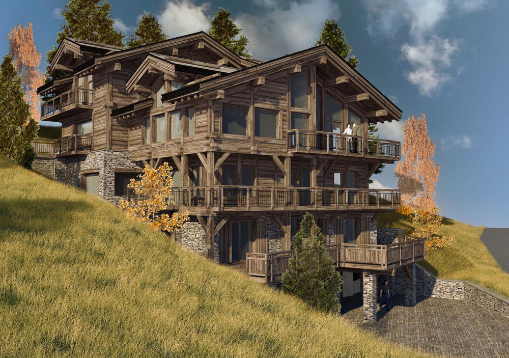 Prestige Real Estate Project – Land with Building Permit in Courchevel Village 3604034503