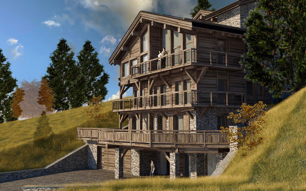 Prestige Real Estate Project – Land with Building Permit in Courchevel Village 3604034503