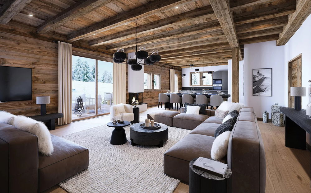 Luxurious chalet in Saint-Gervais-les-Bains with breathtaking views and high rental potential 373941372