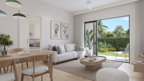 Ground Floor 1-Bedroom Apartment with Private Garden – Azuri, Mauritius 3779007193