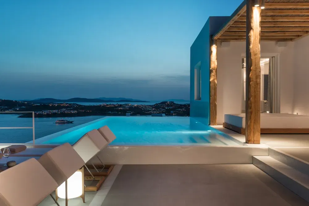 Magnificent 8 bedroom villa by the sea in Agios Mykonos 3796728847