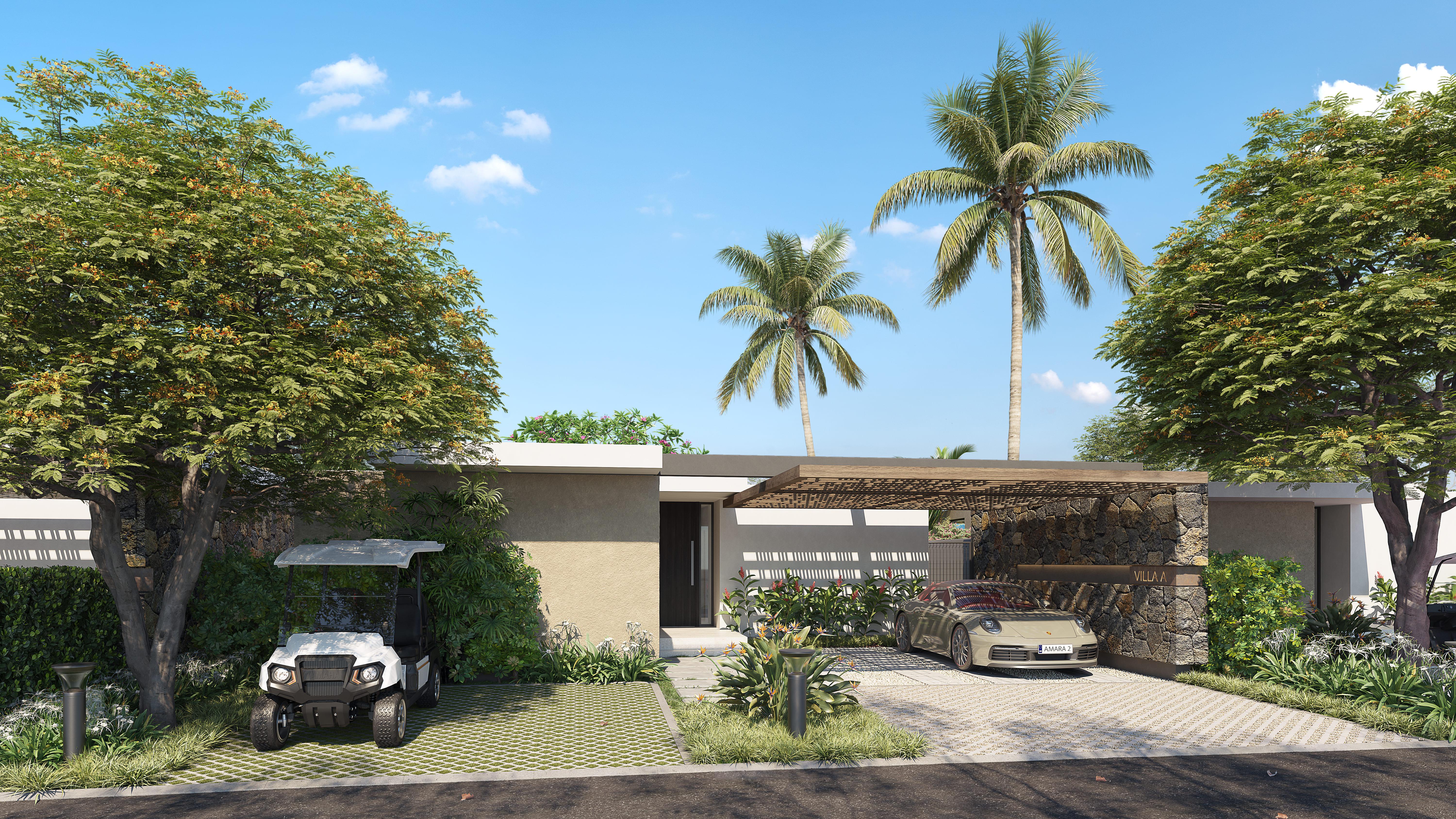 Become the owner of this 2-bedroom villa with direct access to the golf course in Azuri 380142029