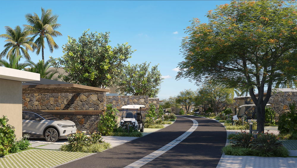 Become the owner of this 2-bedroom villa with direct access to the golf course in Azuri 380142029