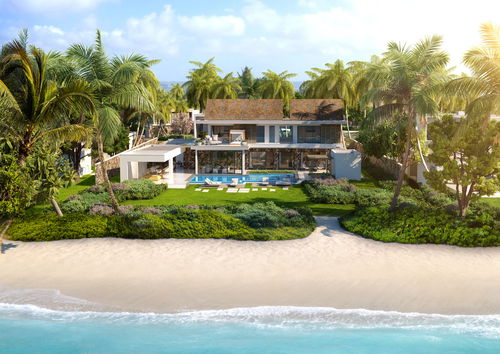 4 bedroom beachfront villa for sale in Mauritius 3873397637