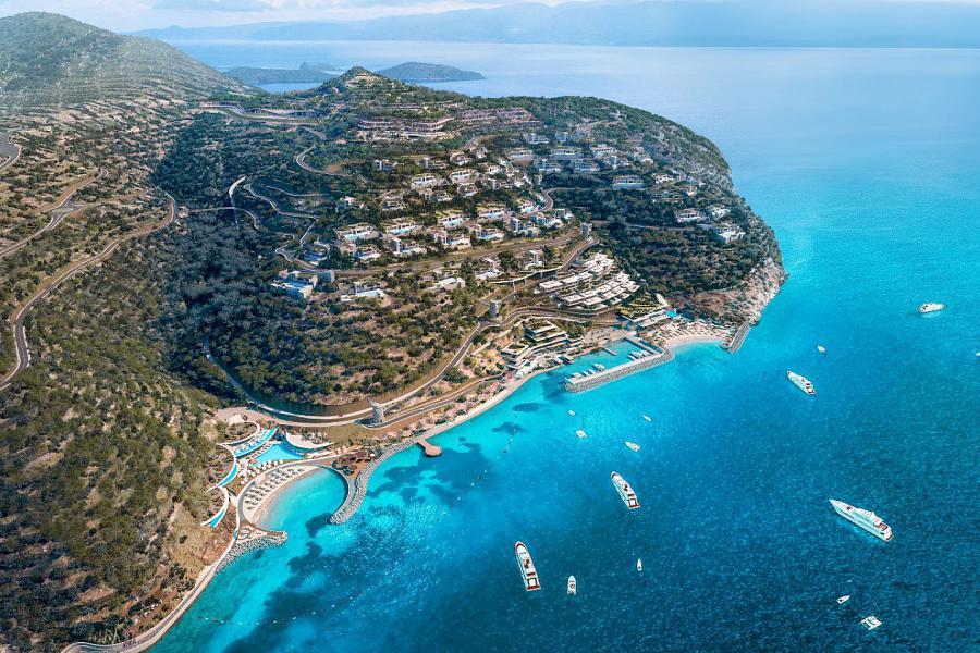 Dream apartment in Elounda, Crete: Panoramic sea view, private pool 4130267012