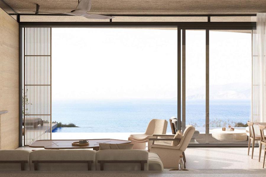 Dream apartment in Elounda, Crete: Panoramic sea view, private pool 4130267012