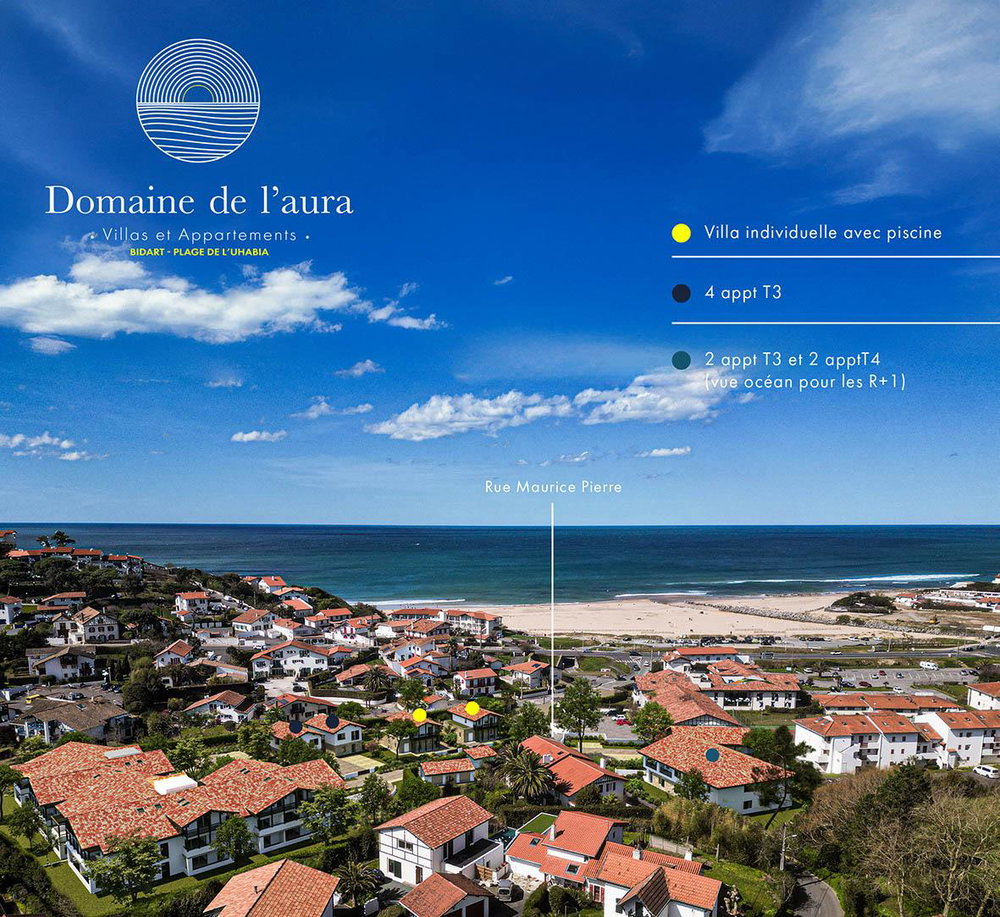 4-Bedroom Apartment with Large Balcony in Bidart – Domaine de l’Aura, Near Uhabia Beach 4153044270
