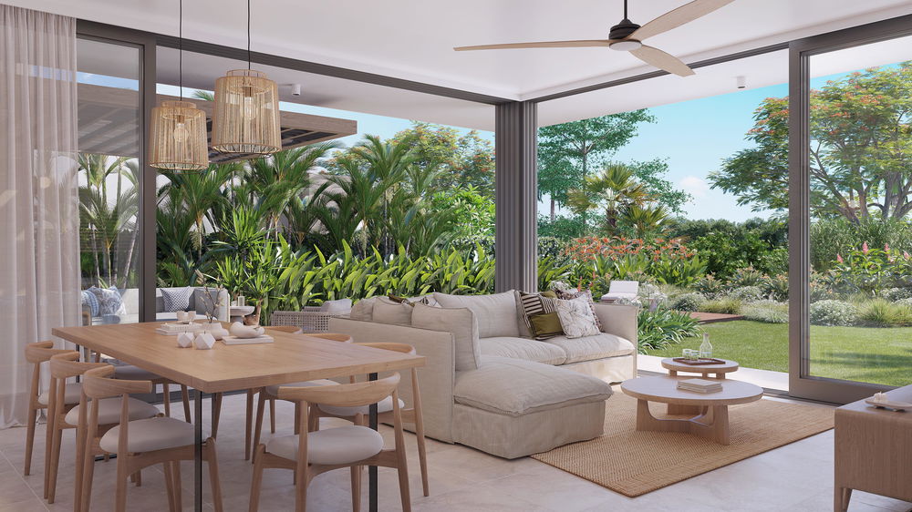 Invest in a luxury 2 bedroom villa with golf view in Azuri, Mauritius 4253788532