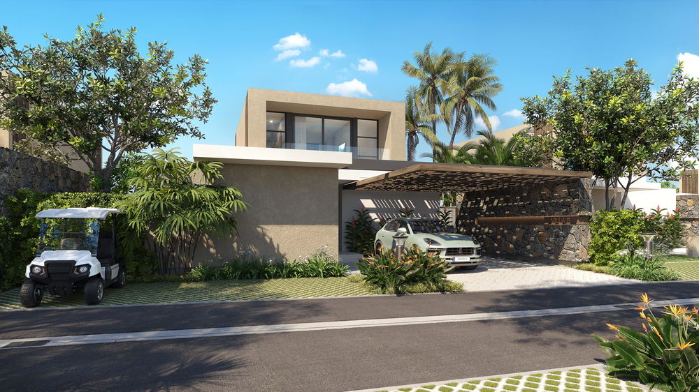 Invest in a luxury 2 bedroom villa with golf view in Azuri, Mauritius 4253788532