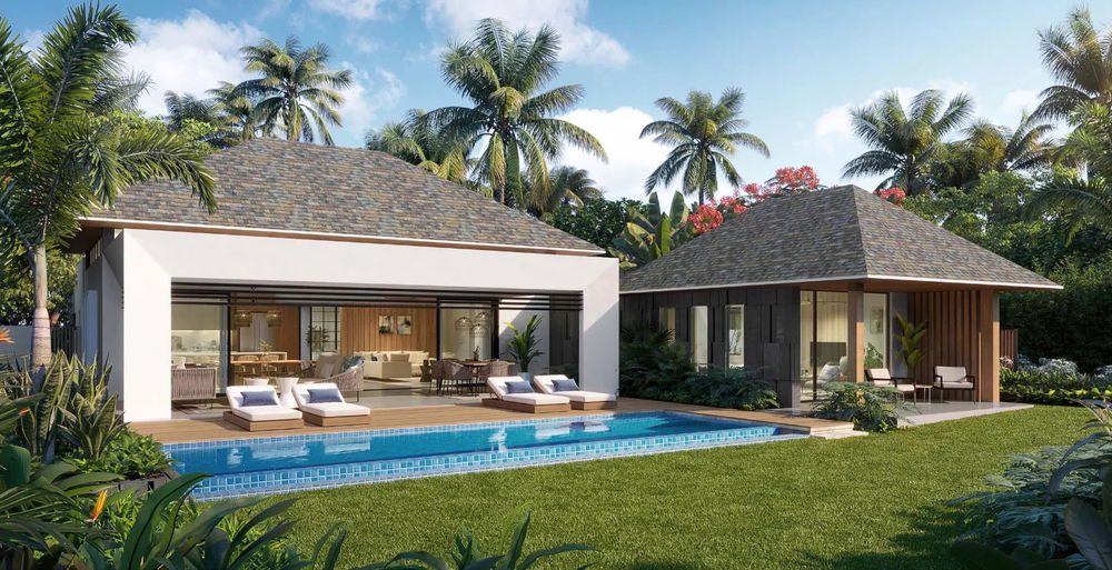 For sale: Luxury villas in the heart of a tropical paradise in Mauritius. 482831620