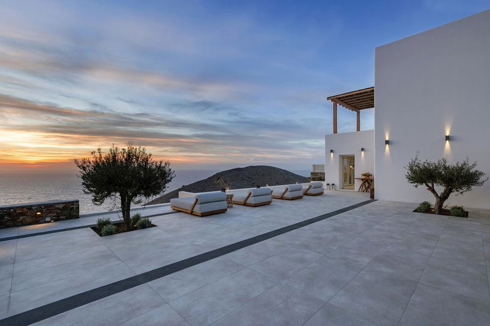 Architect-designed villa with infinity pool, minimalist design and panoramic sea view in Syros, Greece 516810698