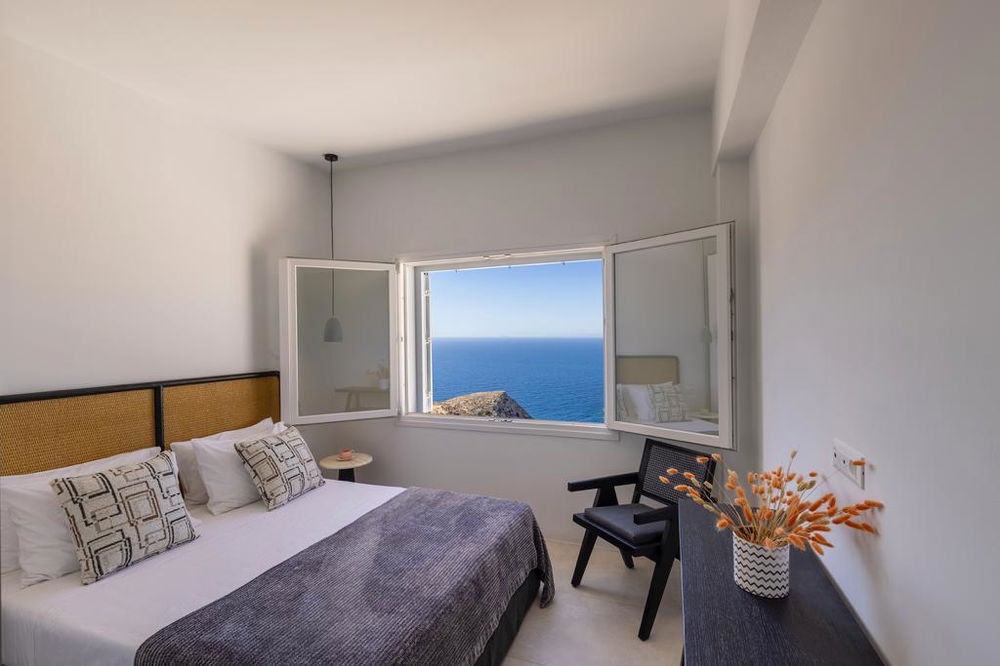 Architect-designed villa with infinity pool, minimalist design and panoramic sea view in Syros, Greece 516810698