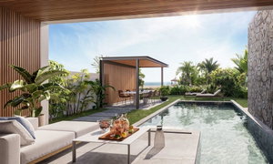 Exclusive penthouse with pool and sea view for sale on the west coast of Mauritius. 75044697