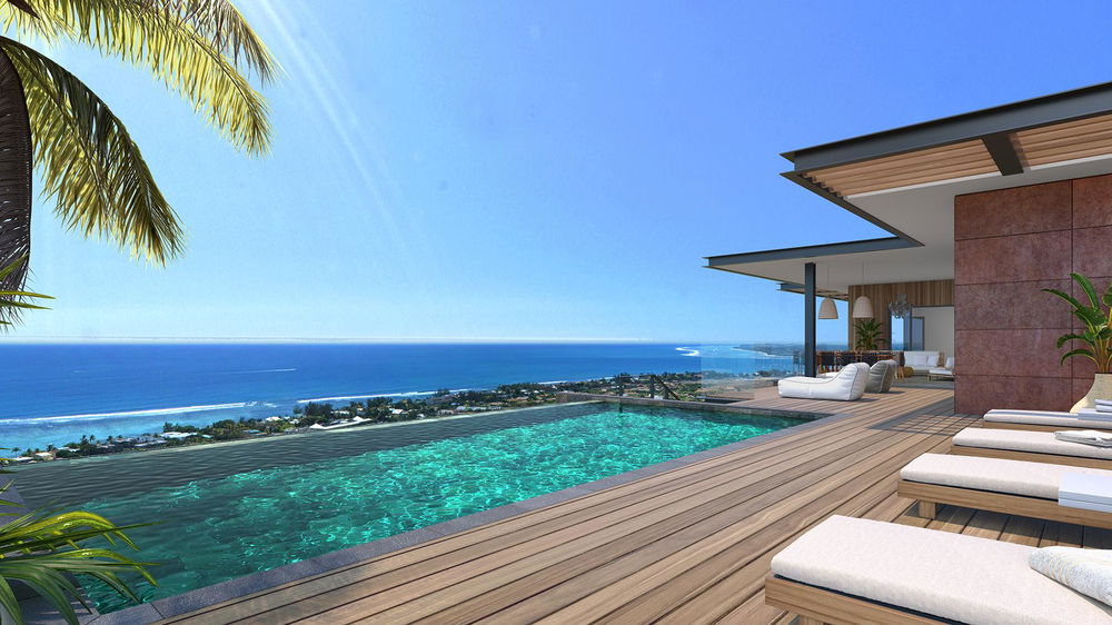 Majestic Villa with Contemporary Design and Breathtaking Ocean Views in Rivière Noire 826792973