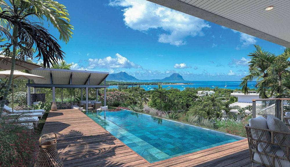 Villa with pool, sea view, and golf course access | Black River, Mauritius 906251077
