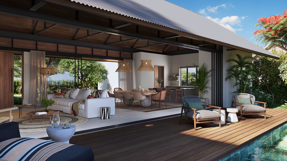 Villa Demera C27 : property 1101m², 3 bedrooms, spacious terrace, swimming pool – Anahita Beau Champ 971269378