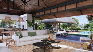Villa Demera C27 : property 1101m², 3 bedrooms, spacious terrace, swimming pool – Anahita Beau Champ 971269378