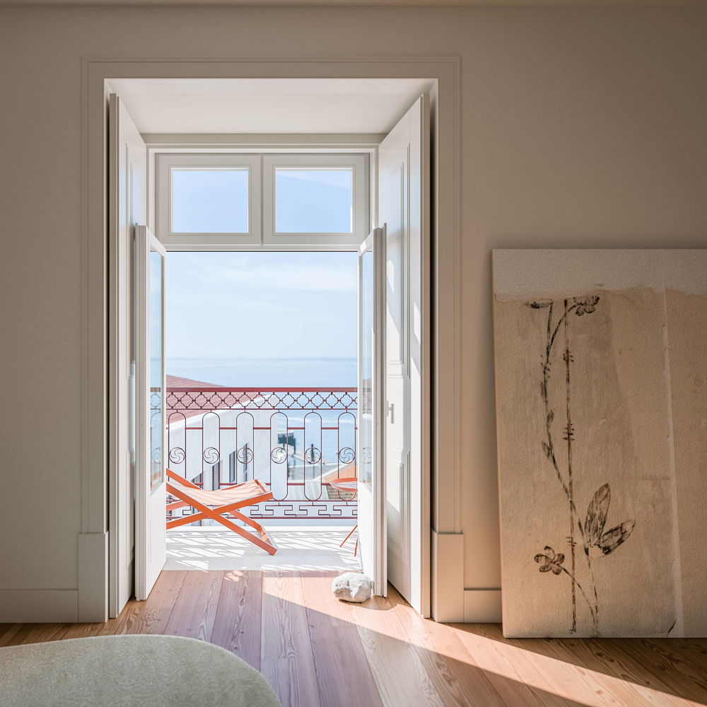 1+1 Bedroom apartment new with river view in Lisbon 3483888708