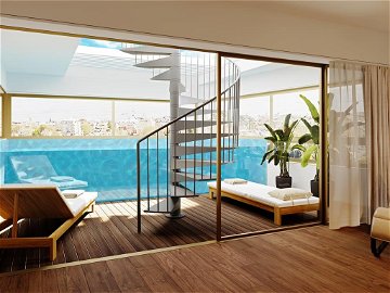 4-bedroom apartment with a pool in FOZ VILLAS, Porto 647733210