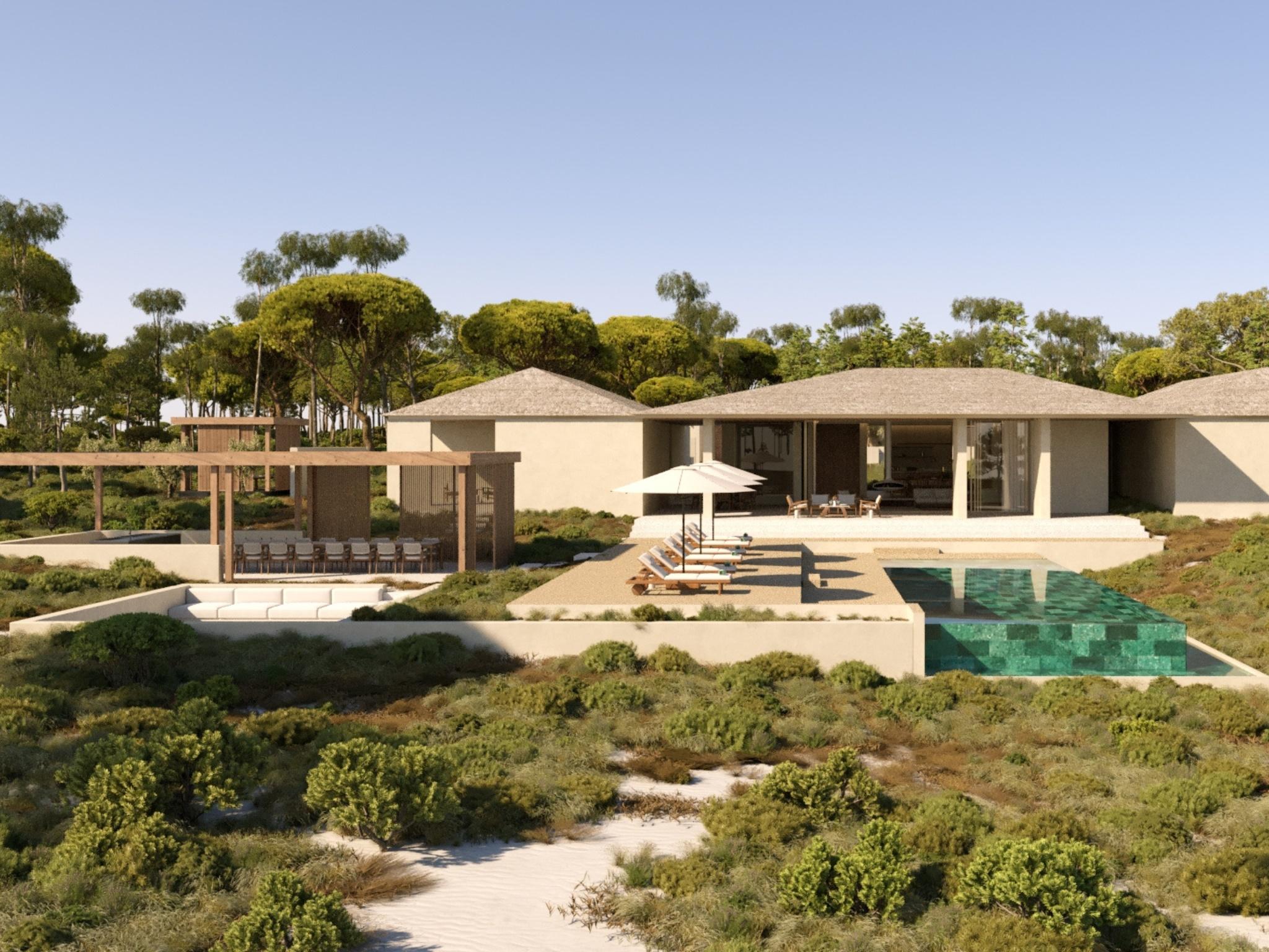 4+1 bedroom villa with terrace garden and pool Spatia Melides