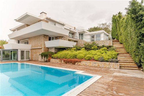 4+2-bedroom villa fully renovated with garden, swimming pool and sea view, in Cascais 4080618772