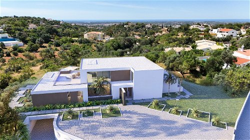 Land with views and approved project, in Almancil, Algarve 1309647498
