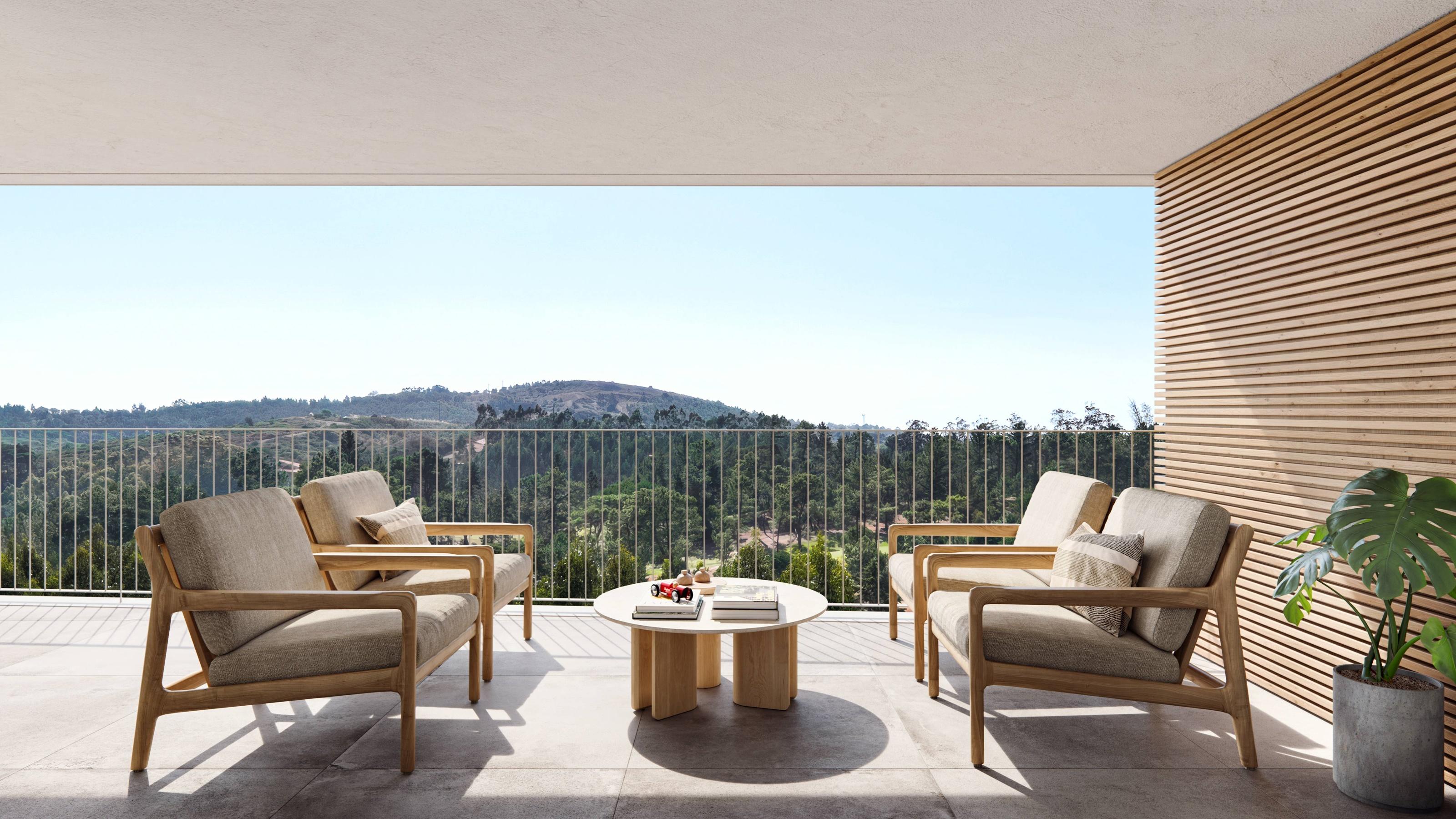 3-bedroom apartment with balcony in the Bloomia in Belas Sintra