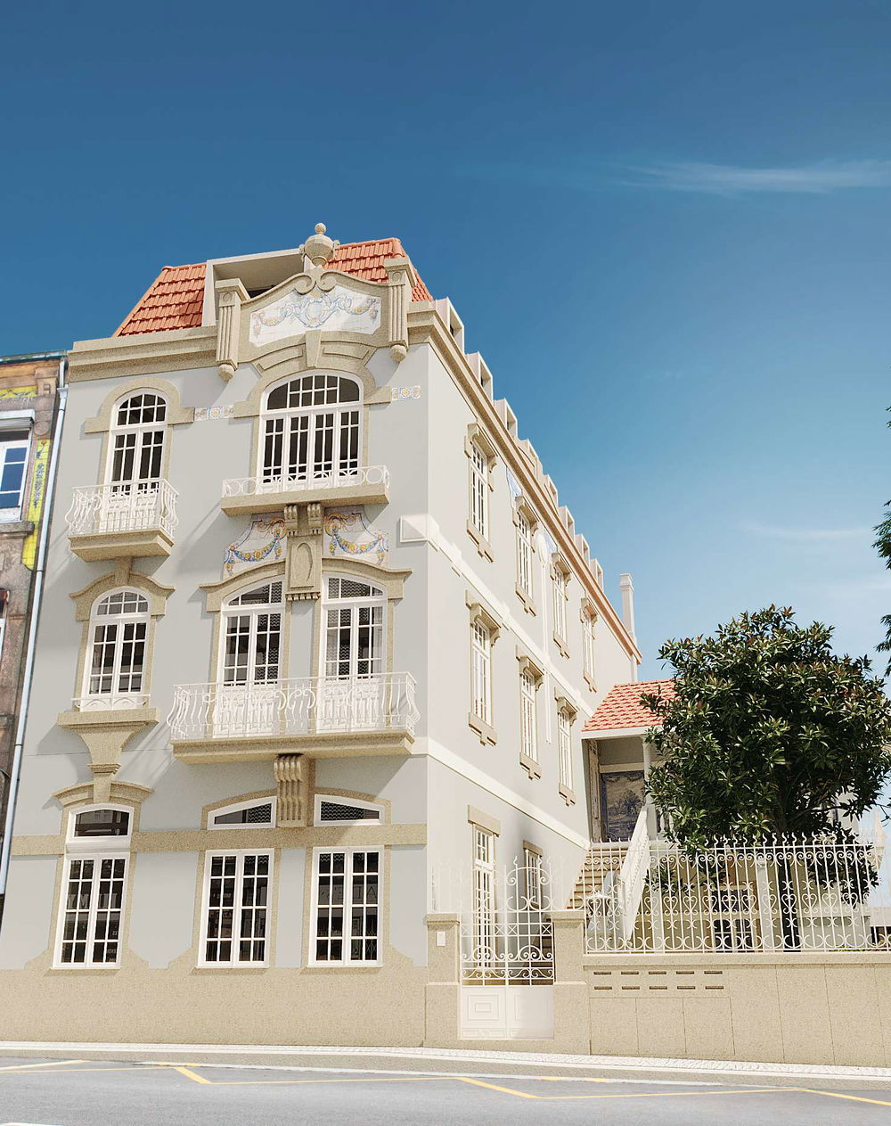 3 bedroom apartment duplex with balcony and parking in Porto 2484104145