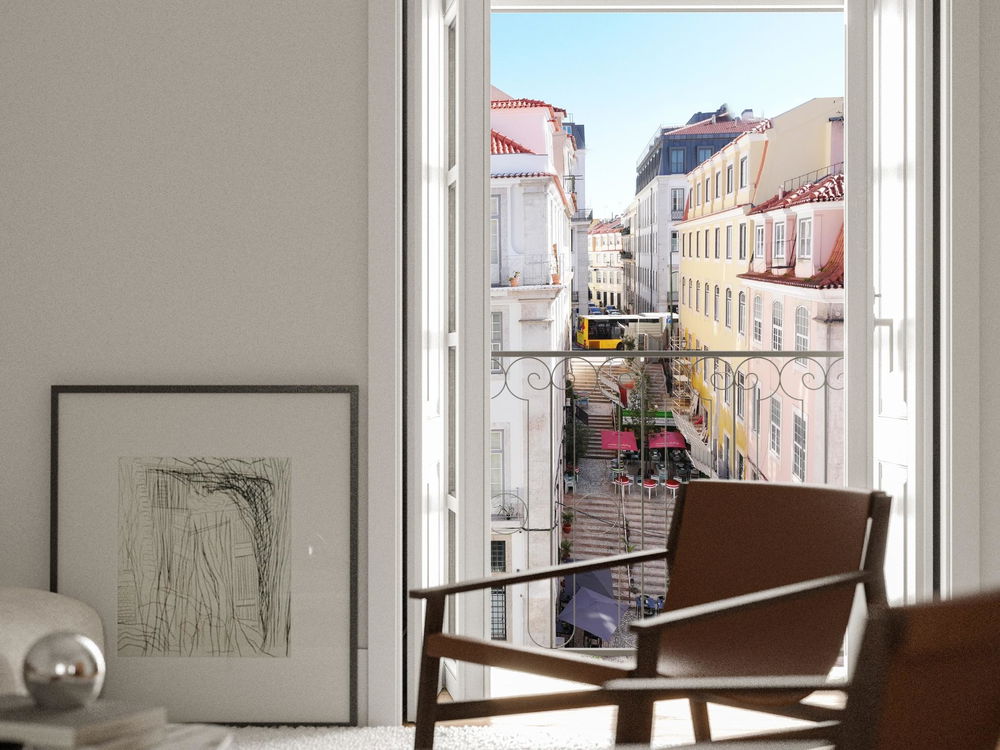 New studio apartment with balcony at Stephens, in Lisbon 1713194997