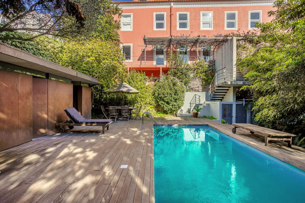 3+1 bedroom apartment, with garden and pool, in Principe Real 4128040937