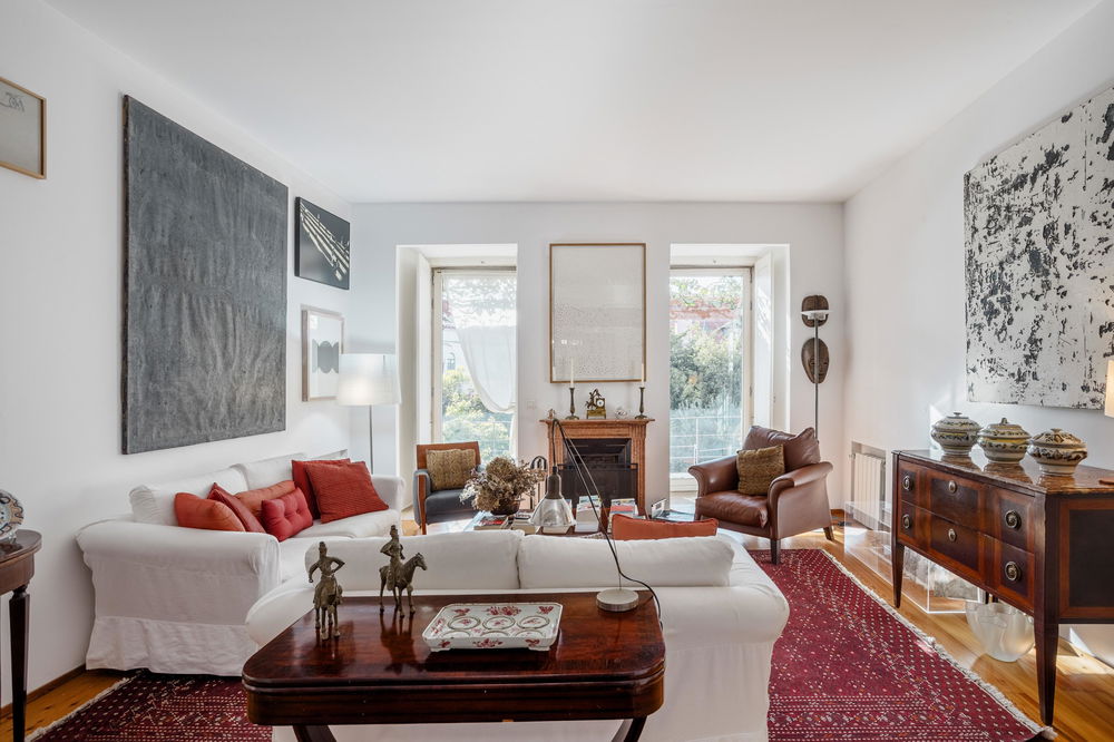 3+1 bedroom apartment, with garden and pool, in Principe Real 4128040937