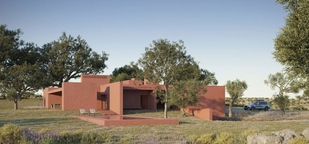 Land with approved project in Moncarapacho, Algarve 1064340520