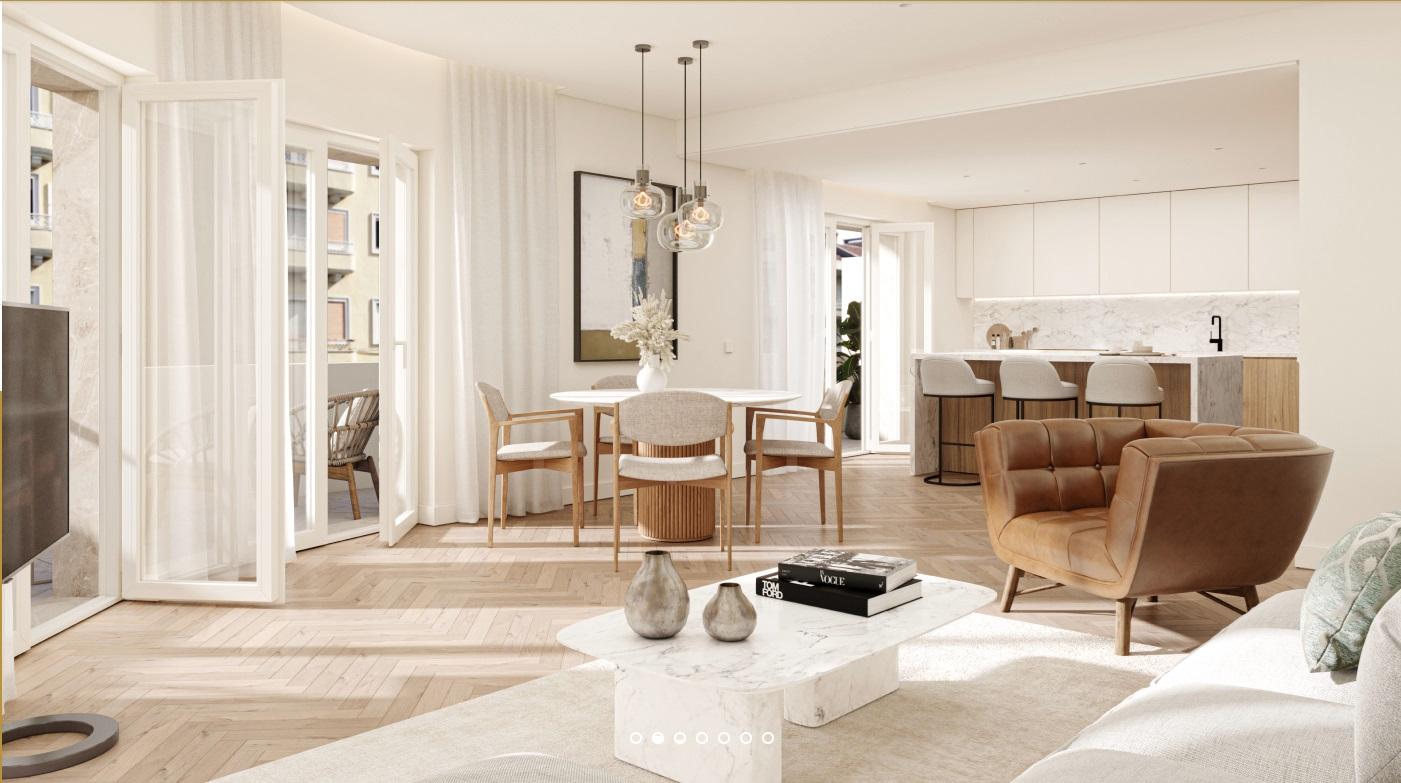 2-bedroom apartment with balcony in Avenidas Novas Lisbon